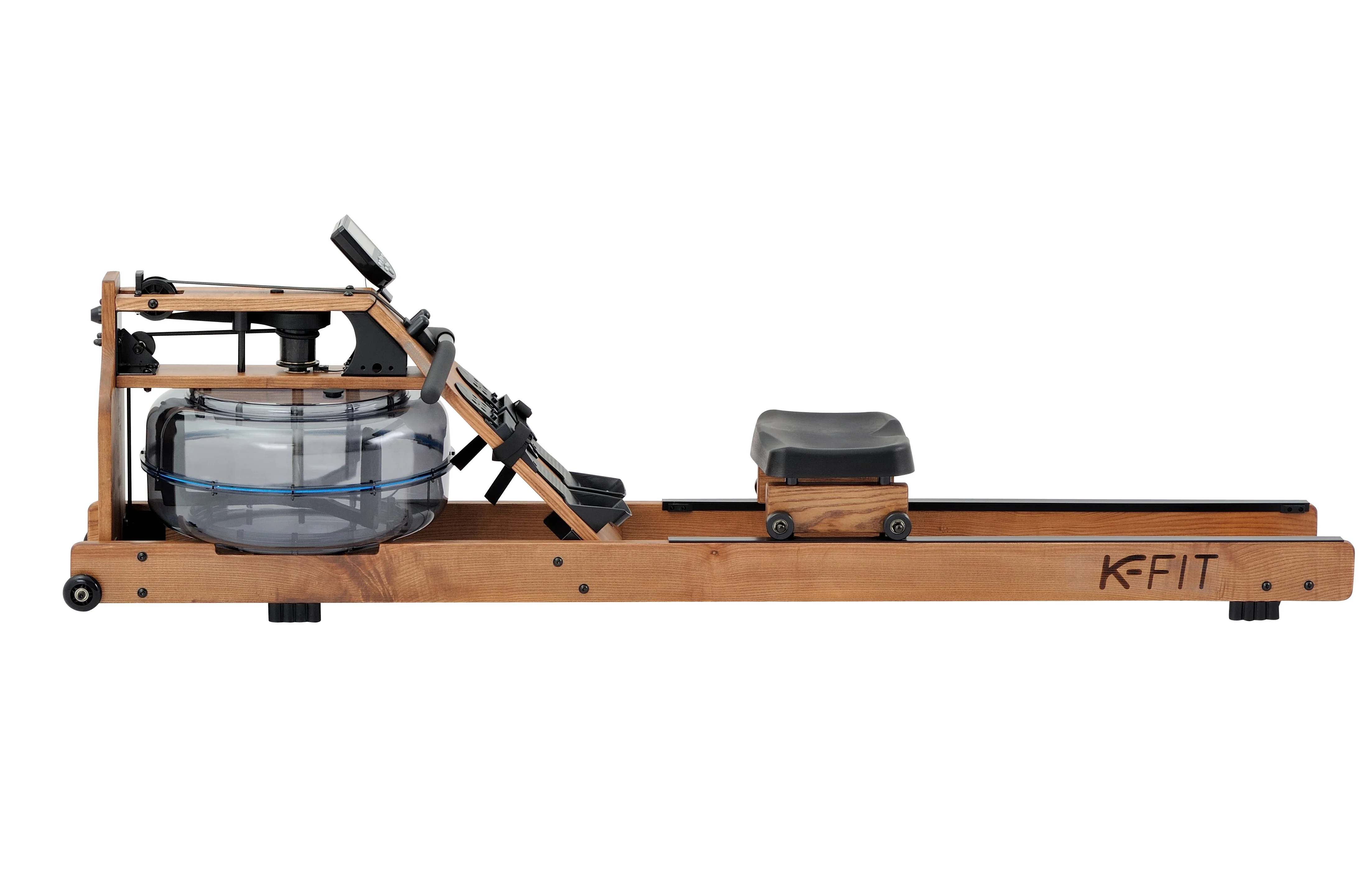Home Gym Rowing Machine - Indoor Cardio Fitness Gym Equipment Wooden