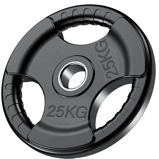 Olympic Barbell 20Kg - Weight 5kg 10kg 12.5kg 25KG Black