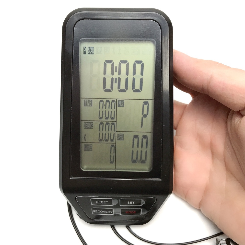 Home Gym Online - Black Exercise Bike Computer Display Screen
