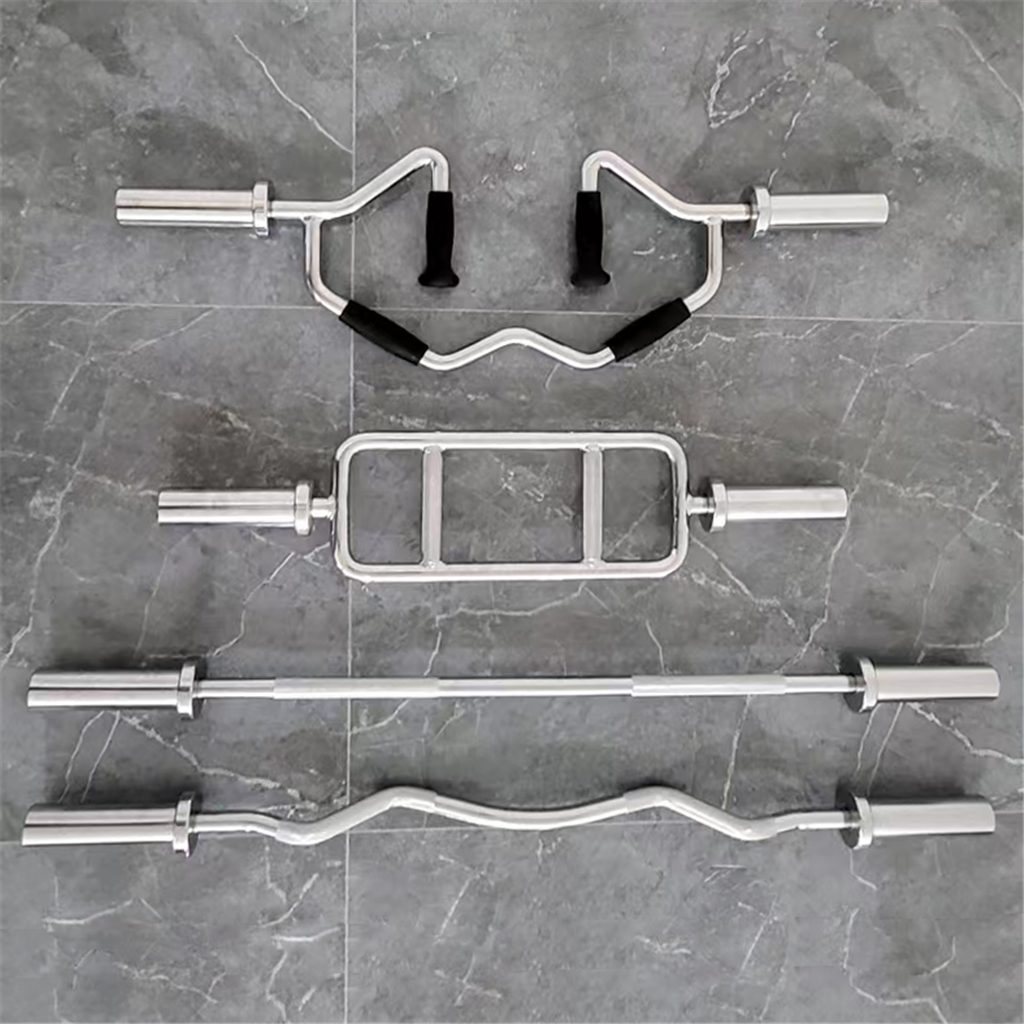 Olympic Barbell 20Kg - Gym Professional Biceps Triceps Training Barbell