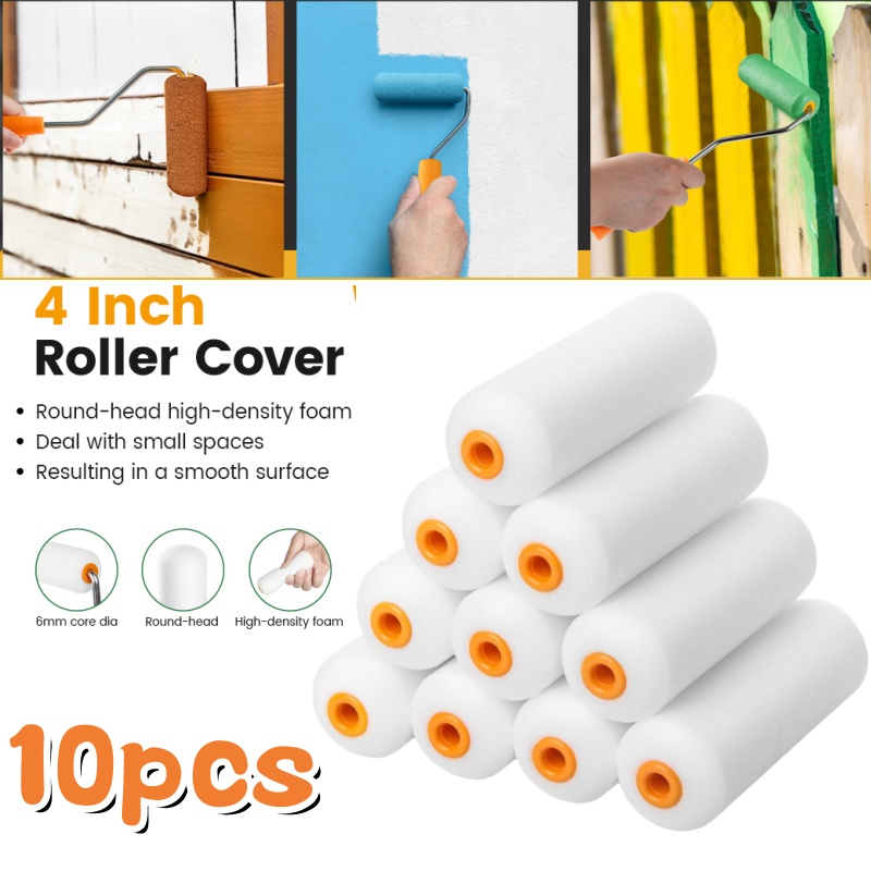 Foam Roller High Density - 10PCS 4 Inch High Absorption Foam