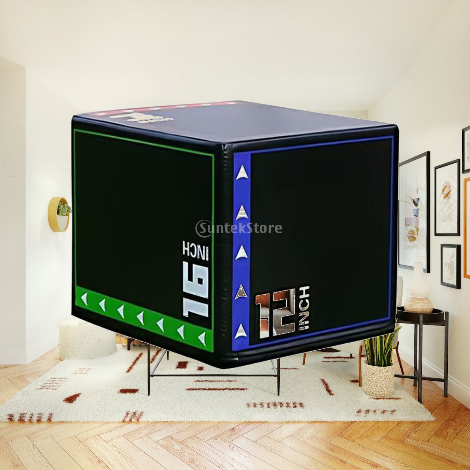 Home Gym Jump Box - Foam Plyometric Jump Box Non-Slip Plyo