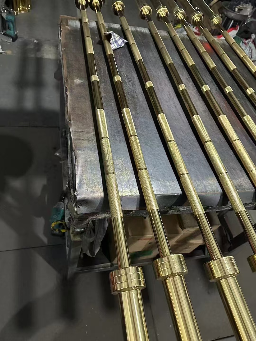 Olympic Barbell 20Kg - 20kg Steel Barbell Bar for Gym