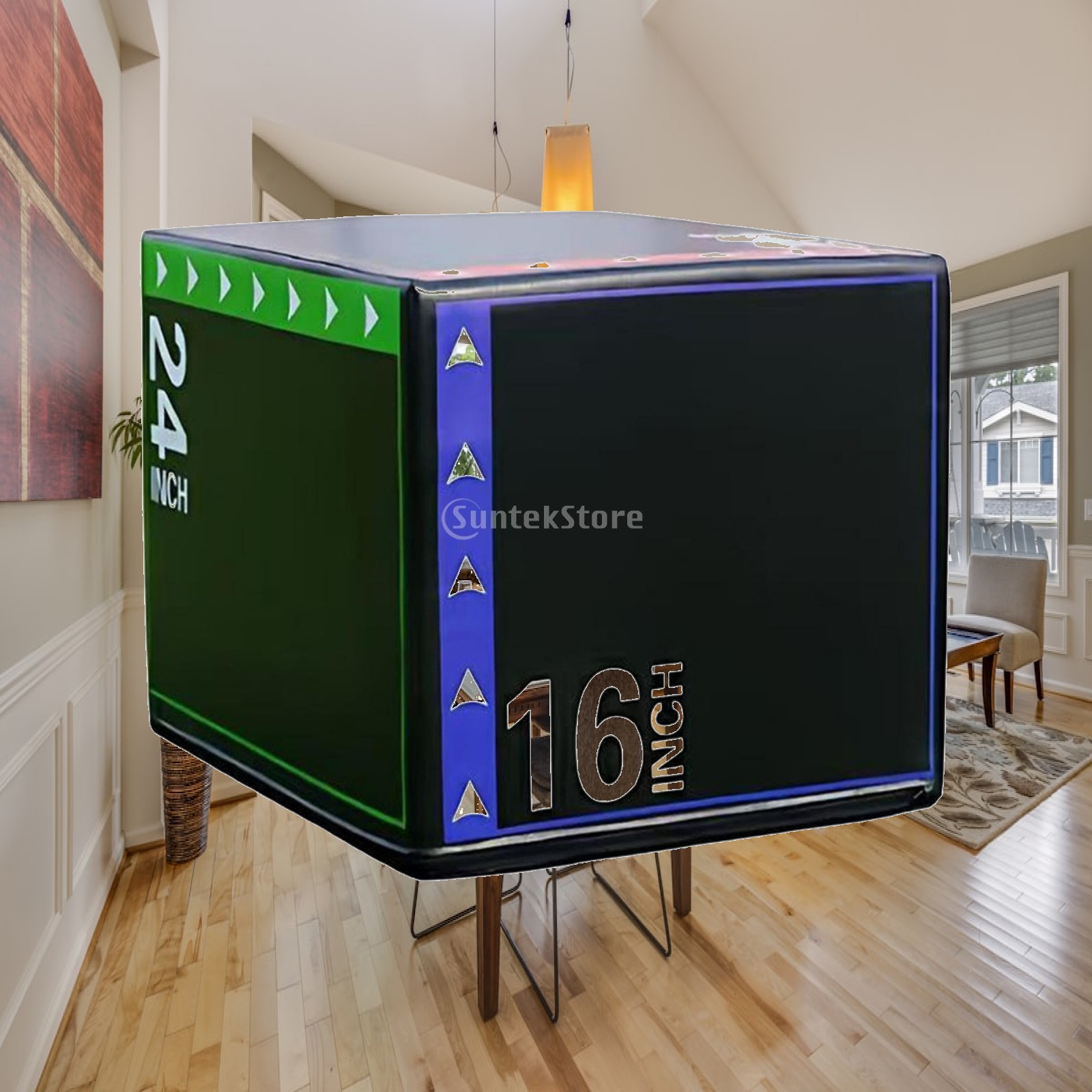 Home Gym Jump Box - Foam Plyometric Jump Box Non-Slip Plyo