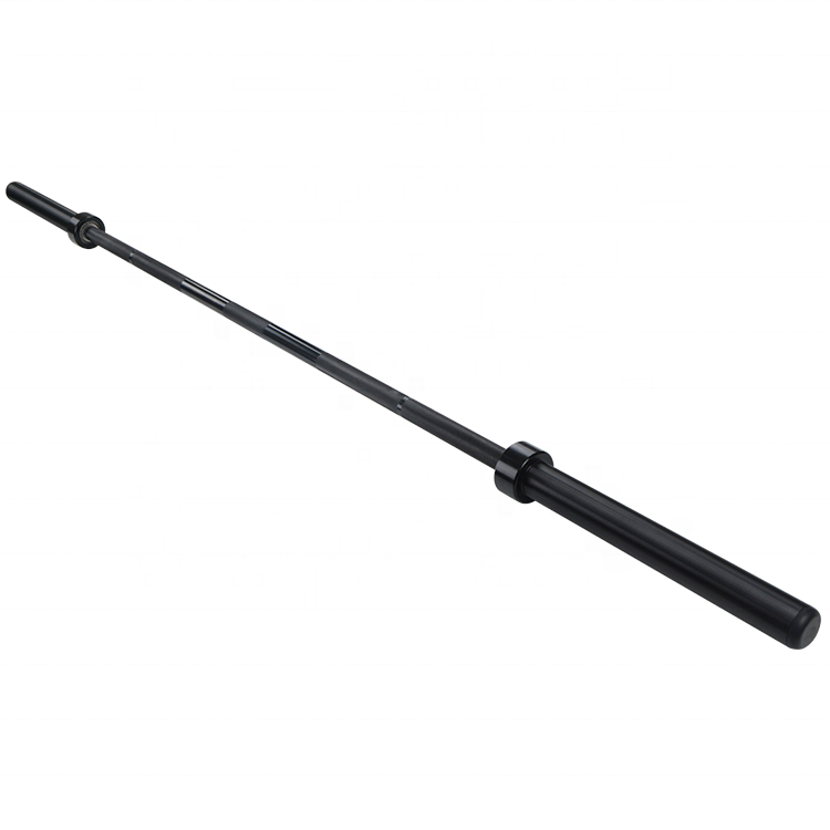 Olympic Barbell 20Kg - High Quality Black Hard Chrome Barbells