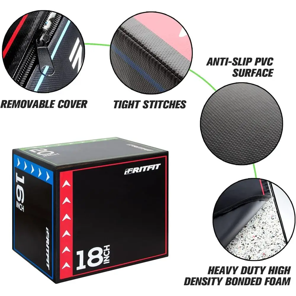 3-in-1 Plyometric Box Set - 30 - Home Gym Jump Box ulasan dan harga