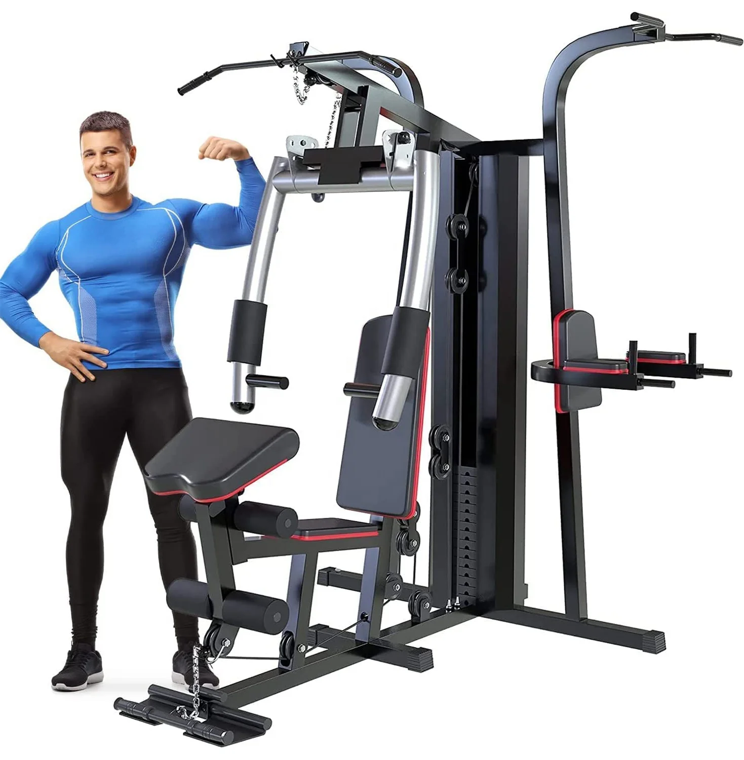 # l Fit Bench Fitness Equipmen - Home Gym Multi Station ulasan dan harga