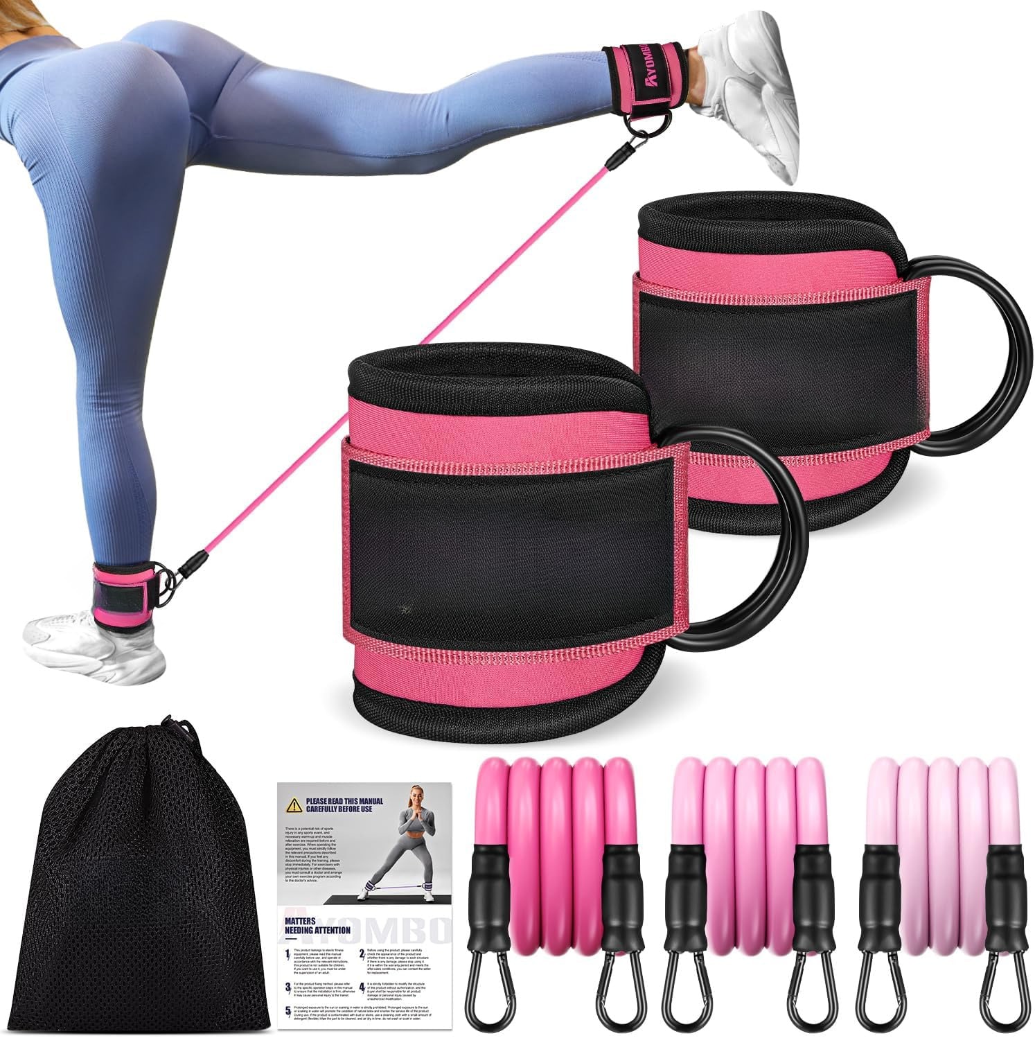 3pcs Ankle Resistance Bands Po - Home Gym Recommendations ulasan dan harga