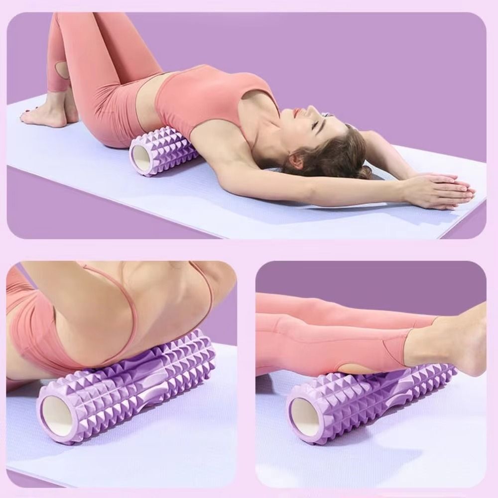 EVA Foam Fitness Back Roll Tri - Foam Roller High Density ulasan dan harga