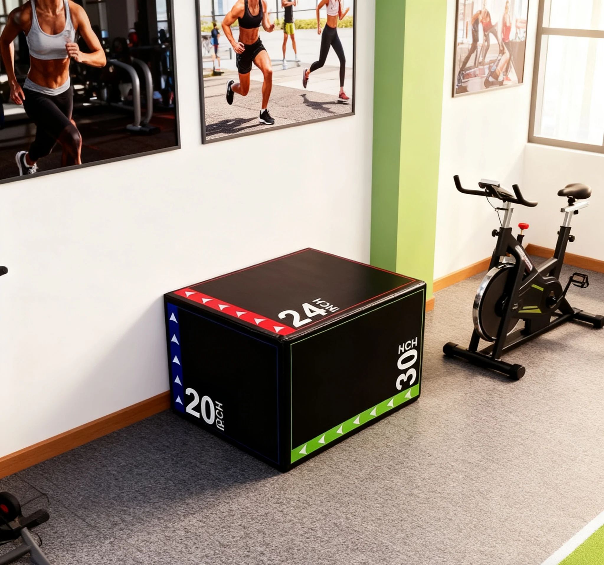 3-in-1Jump Box Plyometric Box  - Home Gym Jump Box ulasan dan harga