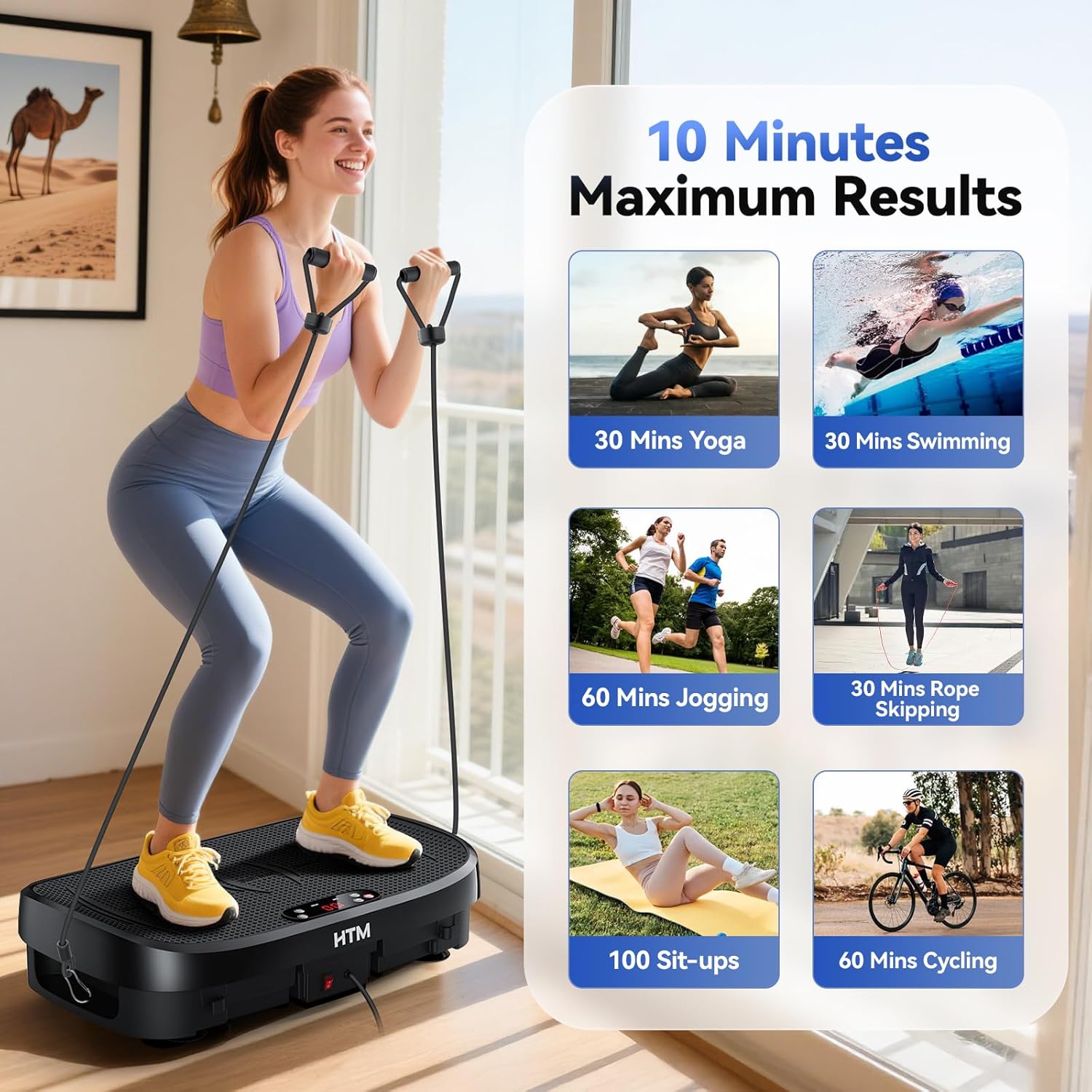Vibration Plate Fat Burning Fi - Home Gym Online ulasan dan harga