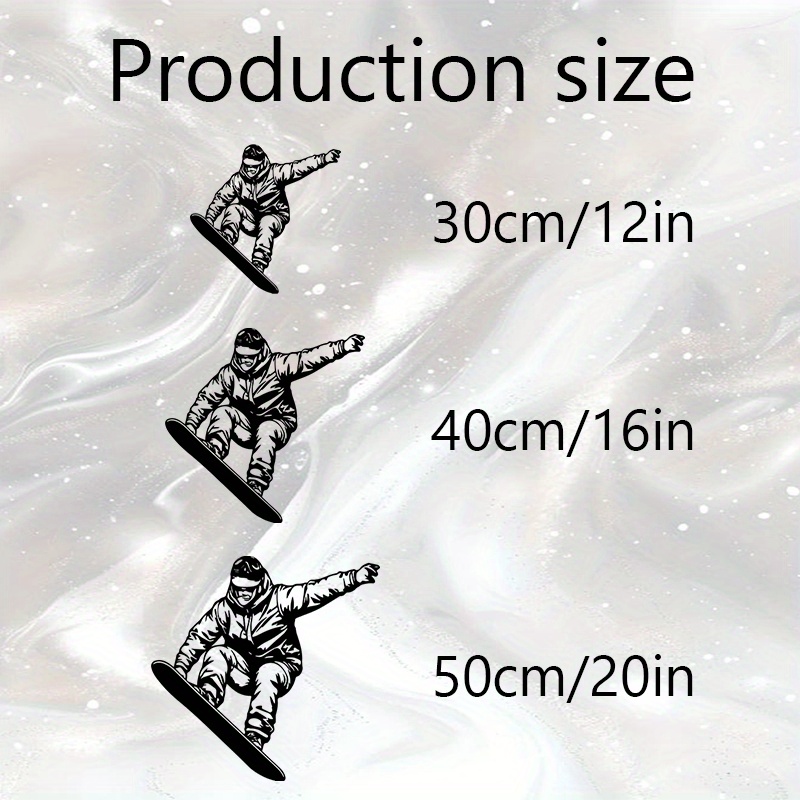 CIFBUY Metal Wall Art Snowboar - Home Gym Outdoor Ideas ulasan dan harga
