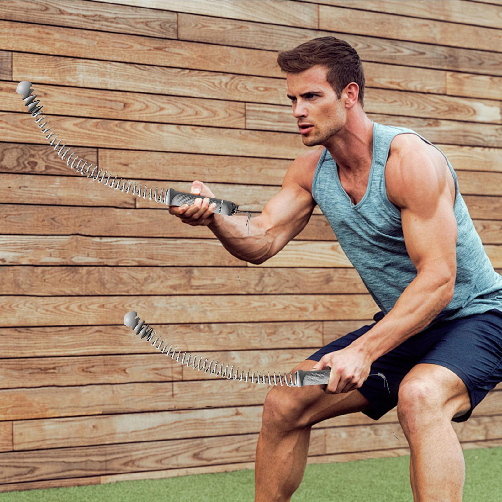 Cordless Battle Rope Cordless  - Home Gym Weights ulasan dan harga