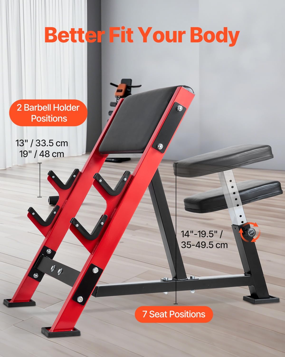 Preacher Curl Bench Heavy Duty - Home Gym Multi Station ulasan dan harga