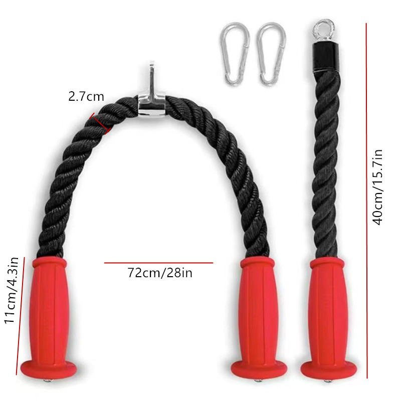 Ergonomic Tricep Ropes Non-Sli - Home Gym Online ulasan dan harga