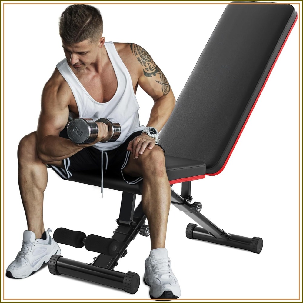 Adjustable Weight Bench for Fu - Home Gym Weights ulasan dan harga