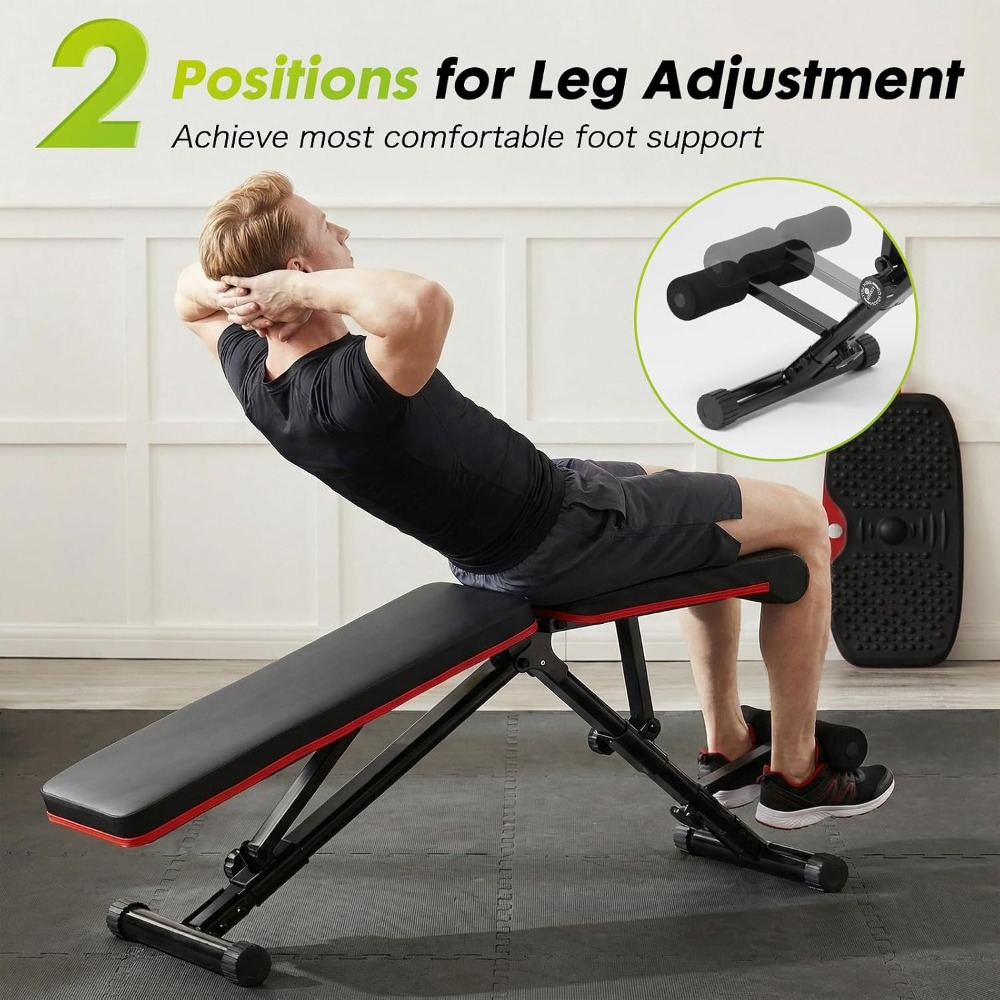 Adjustable Weight Bench for Fu - Home Gym Weights ulasan dan harga