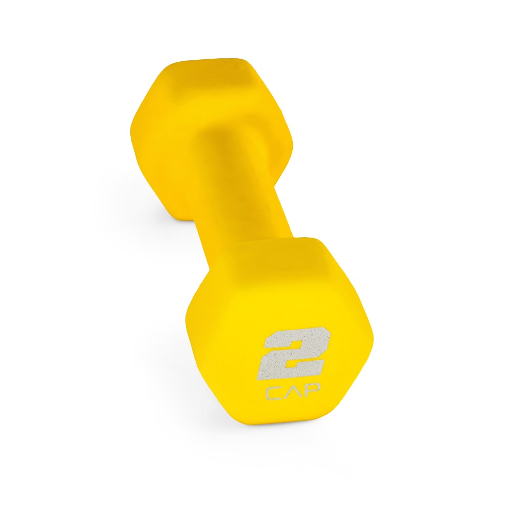 Neoprene Dumbbell 2lb Weight f - Home Gym Yellow ulasan dan harga