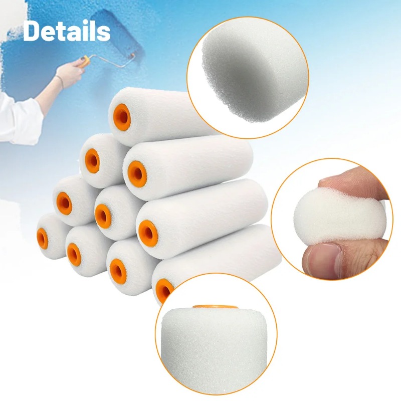 10PCS 4 Inch High Absorption F - Foam Roller High Density ulasan dan harga