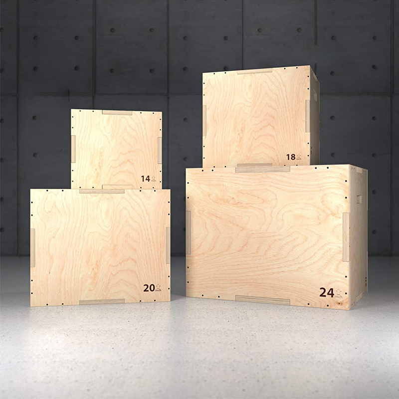 3 In 1 Wooden Fitness Plyometr - Home Gym Jump Box ulasan dan harga