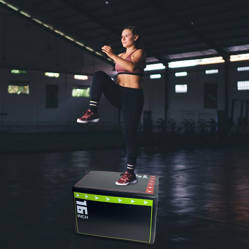 Plyometric Jump Box Shockproof - Home Gym Jump Box ulasan dan harga