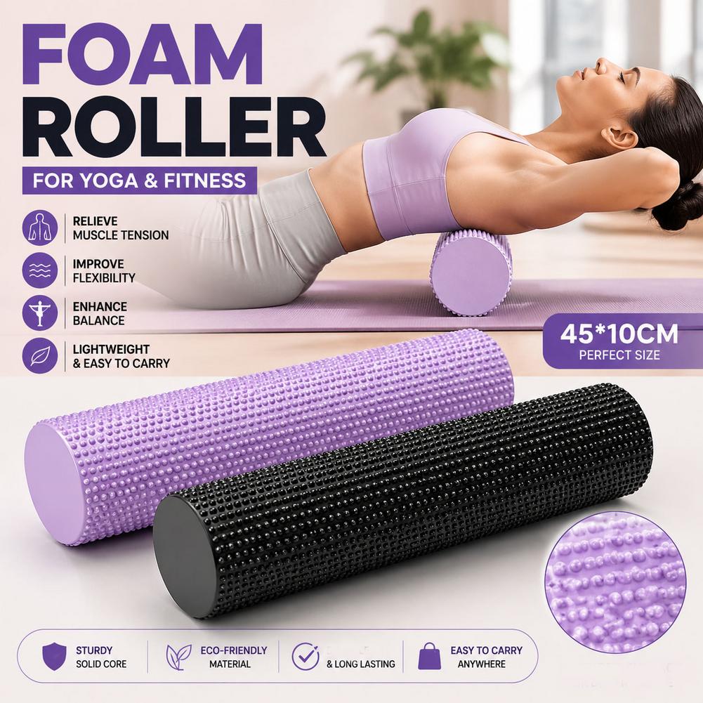 EVA High Density Yoga Foam Rol - Foam Roller High Density ulasan dan harga