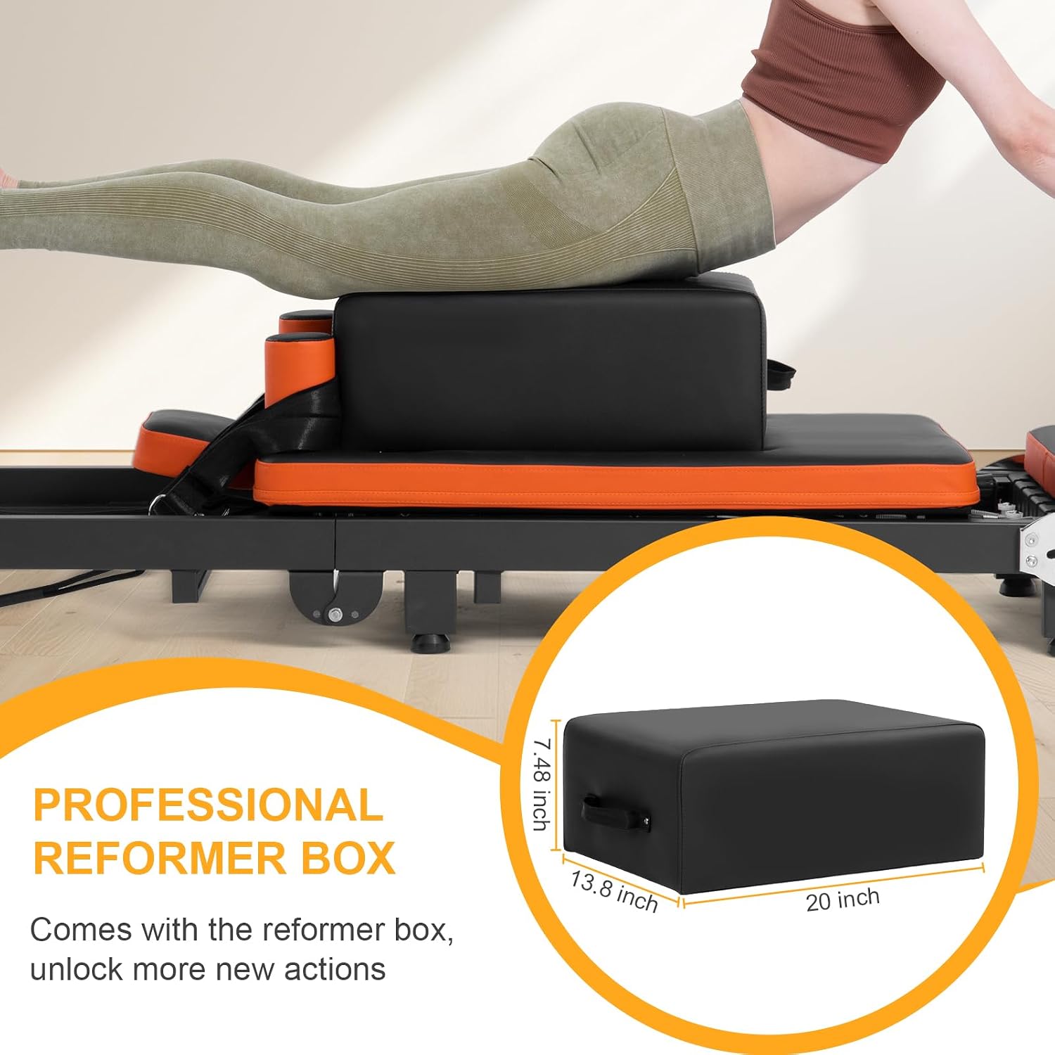Pilates Reformer, Foldable Pil - Home Gym Jump Box ulasan dan harga