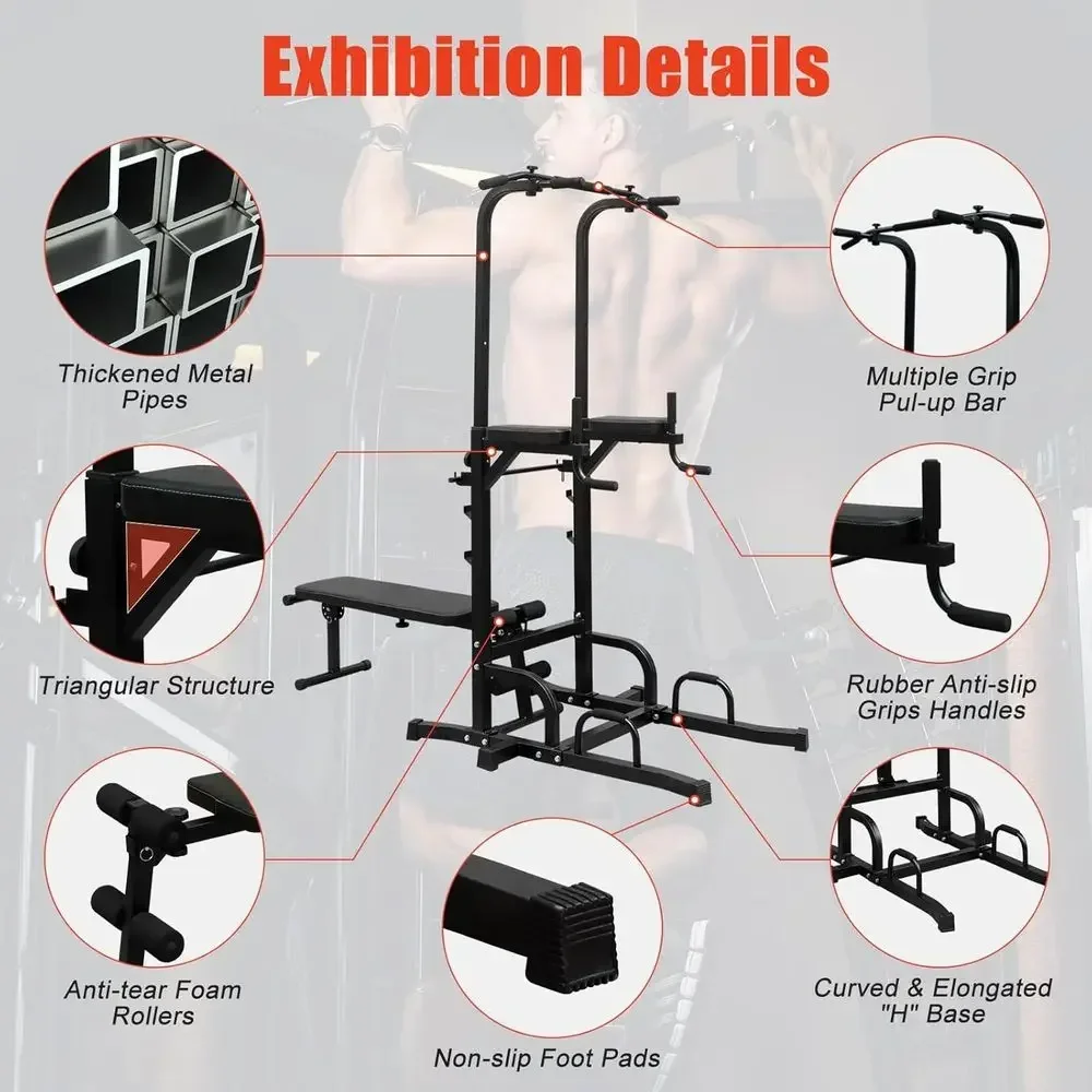 Heavy-Duty Adjustable Height D - Home Gym Multi Station ulasan dan harga
