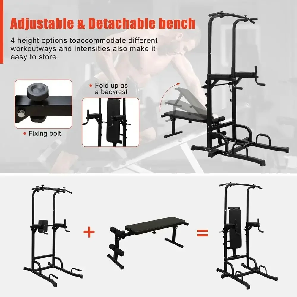 Heavy-Duty Adjustable Height D - Home Gym Multi Station ulasan dan harga