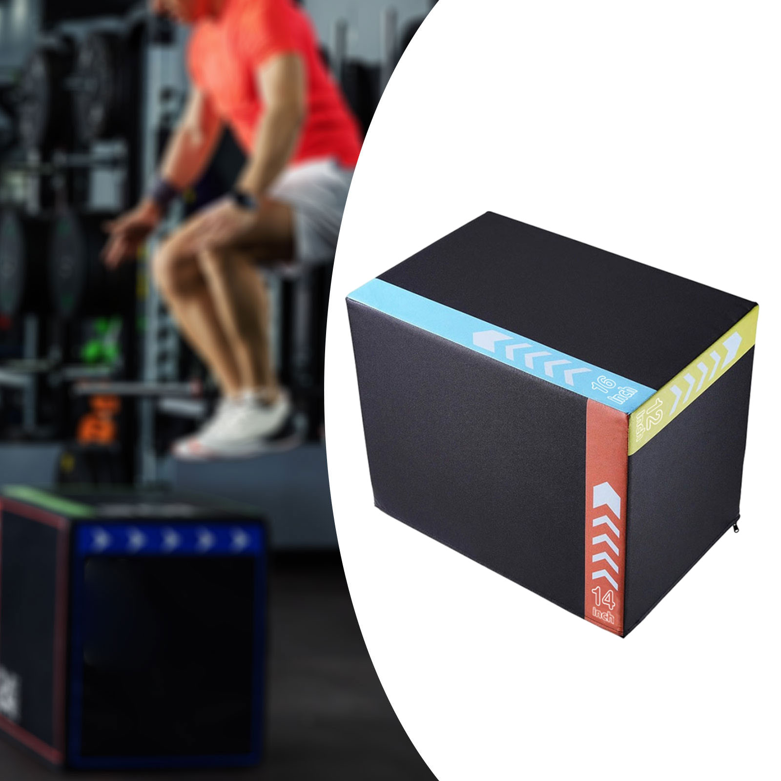 Plyo Jumping Exercise Box Port - Home Gym Jump Box ulasan dan harga