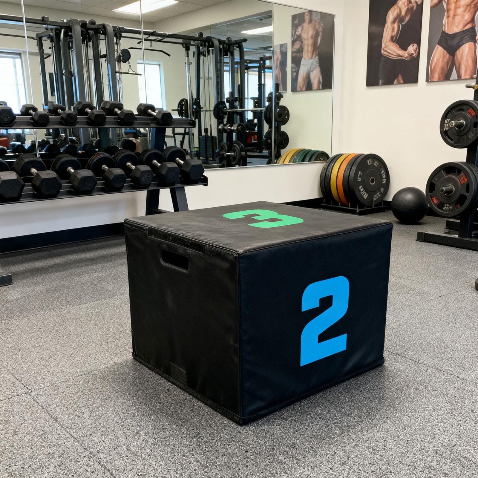 PVC Plyometric Jump Box Step P - Home Gym Jump Box ulasan dan harga