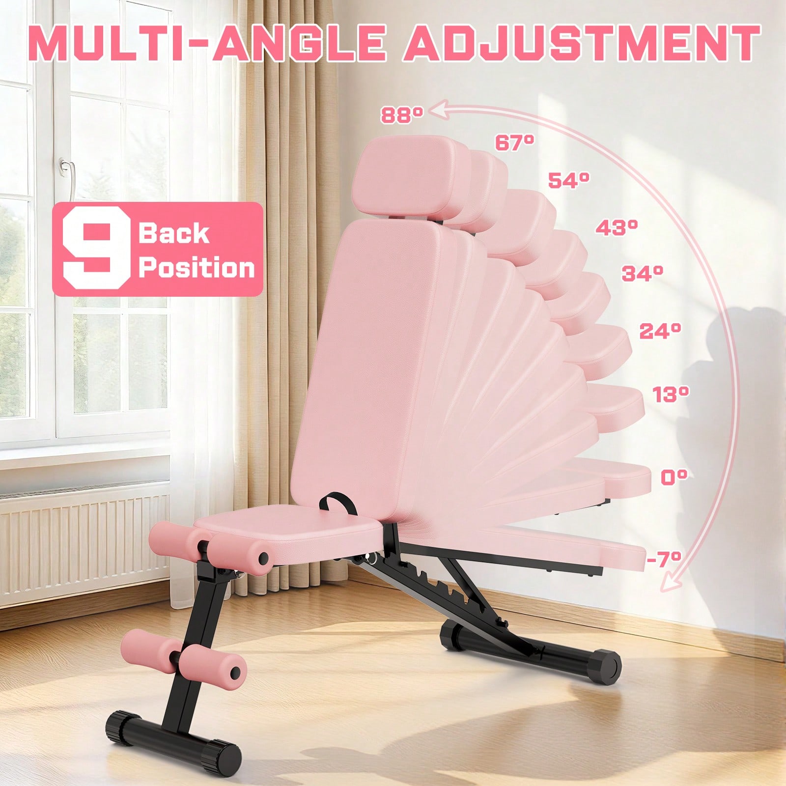 GIKPAL 9 Positions Adjustable  - Home Gym Luxury ulasan dan harga