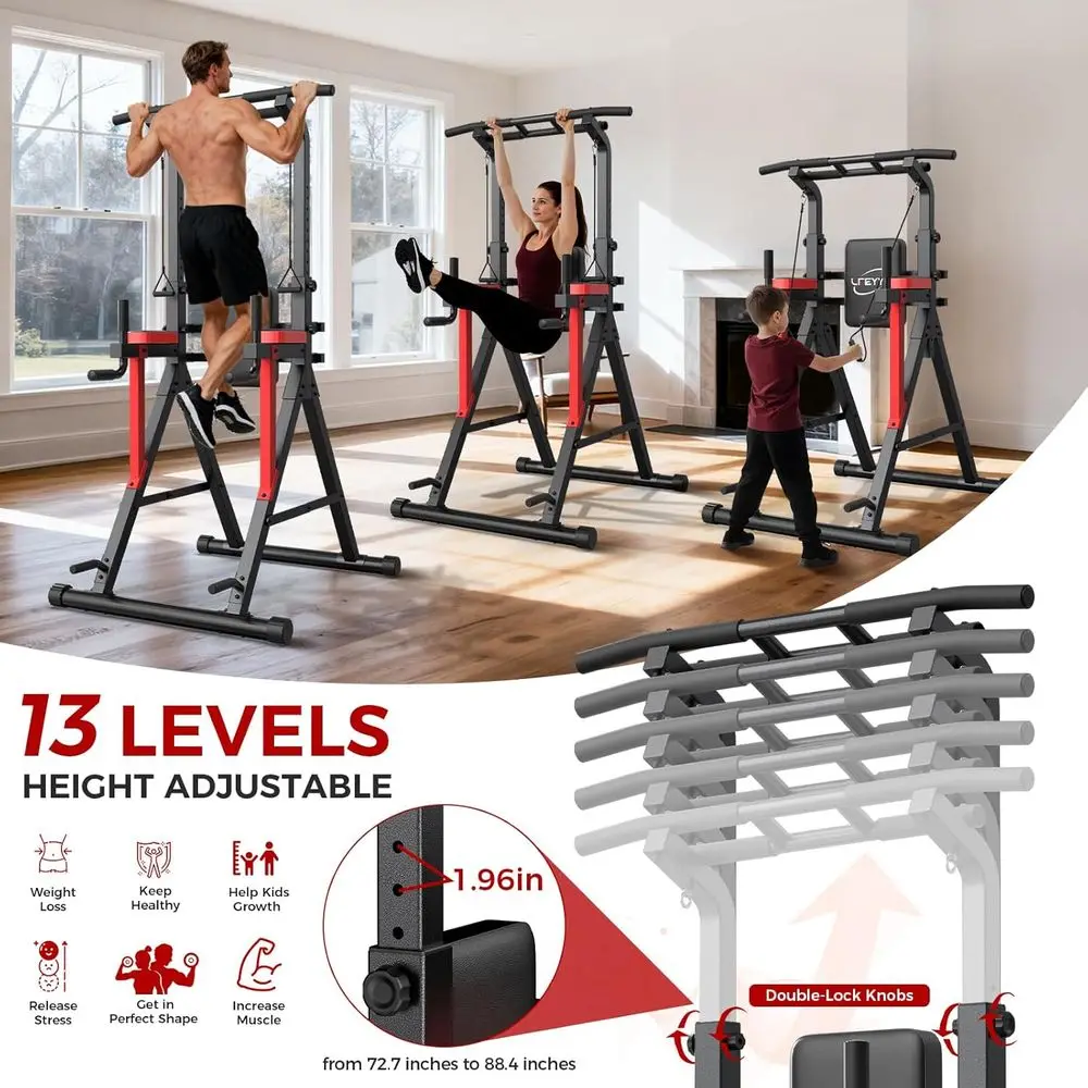 Adjustable Height Dip Station  - Home Gym Multi Station ulasan dan harga