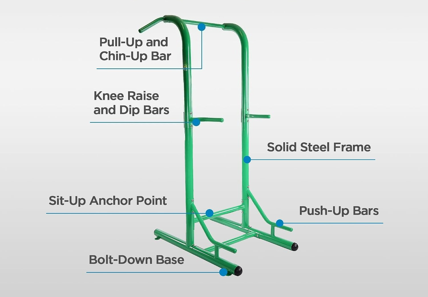Free Standing Pull Up Bar Towe - Home Gym Weights ulasan dan harga