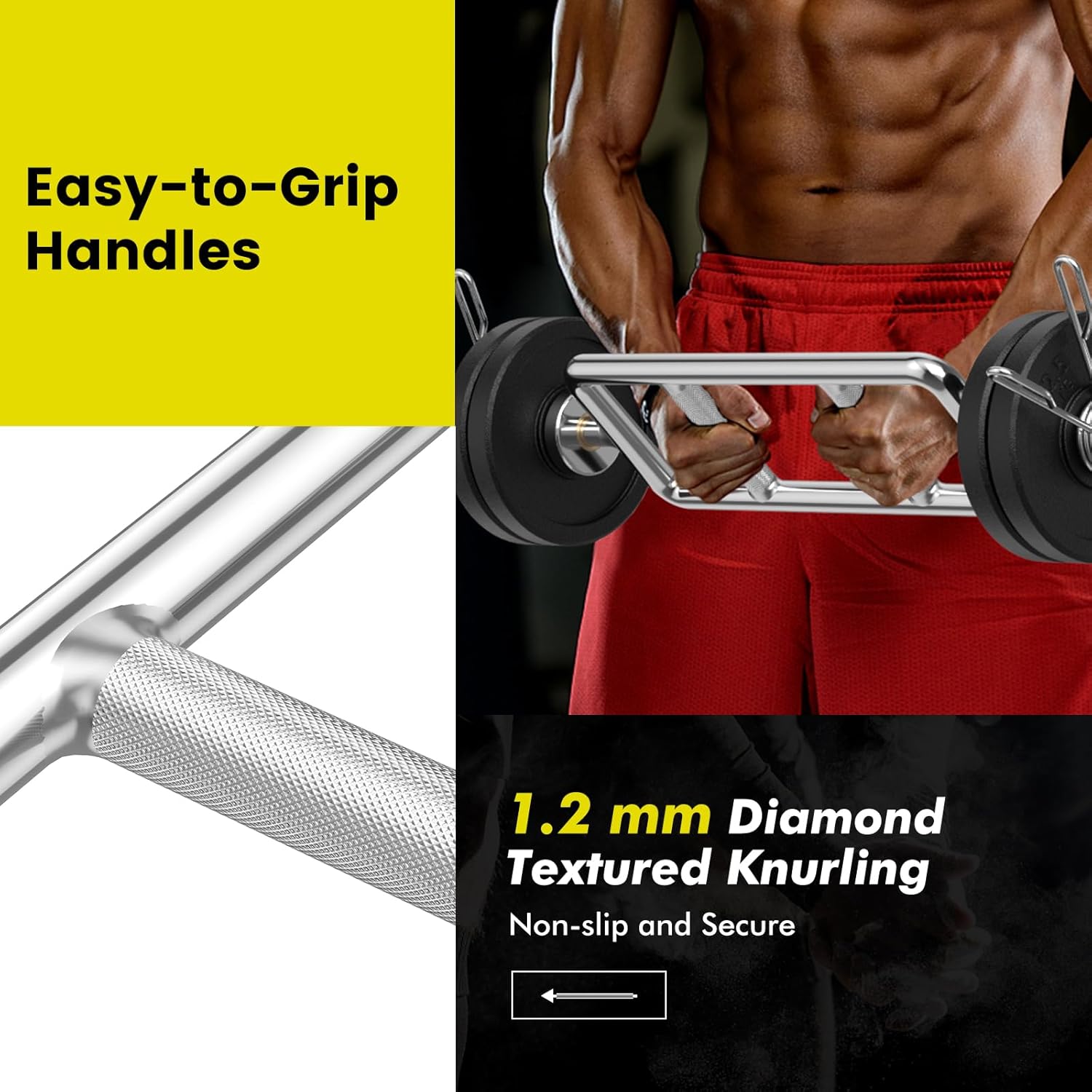 Home Gym Steel Triceps Bar, Bl - Olympic Barbell 20Kg ulasan dan harga
