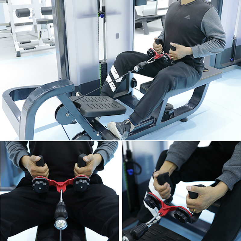 Adjustable Fitness Lat Pull Do - Home Gym Rowing Machine ulasan dan harga