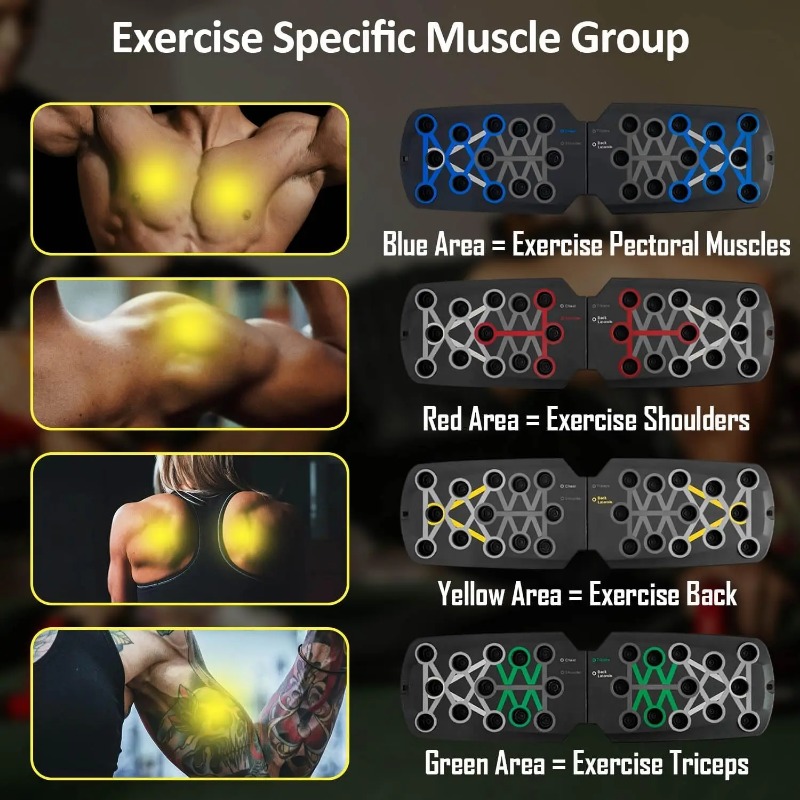 Foldable Push Up Board with Re - Home Gym Online ulasan dan harga